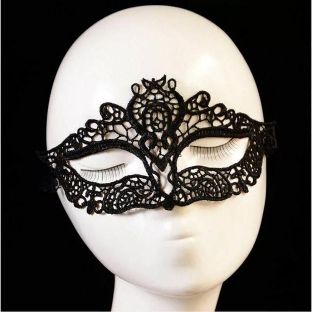 Sexy Women Lady Girl Black Lace Eye Masks for Halloween Masquerade Party US